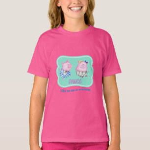 Tanz wie niemand sieht glückliche tanzende Schwein T-Shirt