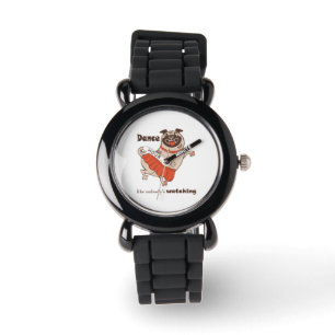 Tanz wie niemand sieht Mops Girl zu Armbanduhr