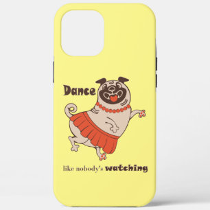 Tanz wie niemand sieht Mops Girl zu Case-Mate iPhone Hülle