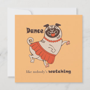 Tanz wie niemand sieht Mops Girl zu Save The Date