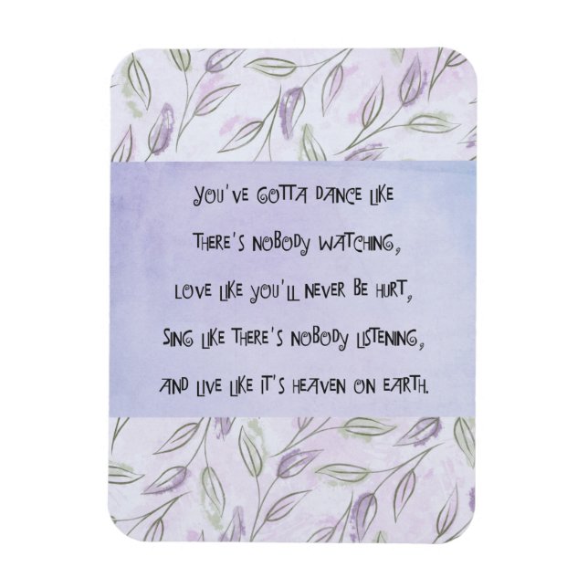 Tanz wie niemand zusieht magnet (Vertikal)