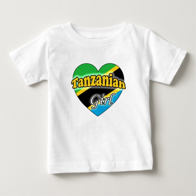 Tanzanian Girl Baby T-shirt (Vorderseite)