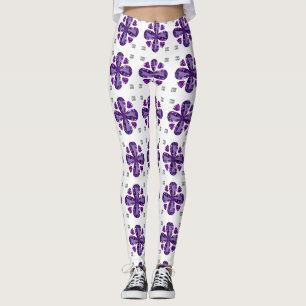 Tanzanit 4-Leaf Leggings