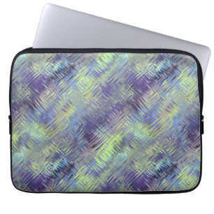 Tanzanite Blue Liquid Pattern Laptopschutzhülle