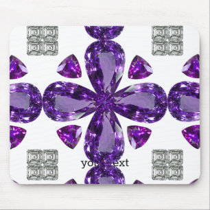 Tanzanite Diamond Art, Lila Mousepad