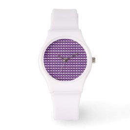 Tanzanite Gemstone Lila Armbanduhr