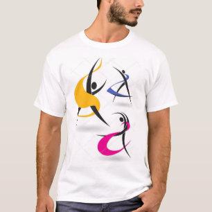 Tanzaufkleber - T - Shirt für bewegliche Bewegunge