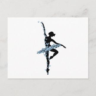 Tanzballerina Postkarte