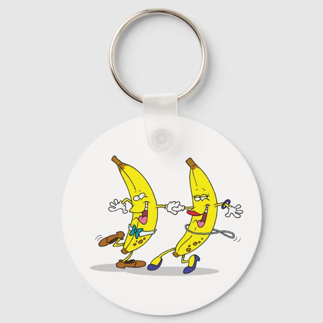 Tanzbananen-Schlüsselanhänger Schlüsselanhänger (Vorderseite)