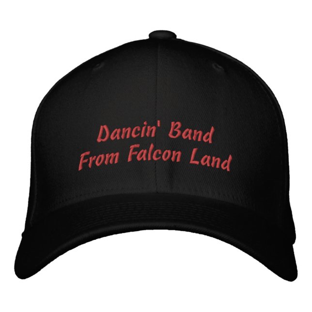 Tanzband aus Falcon Land individuell einstellbar Bestickte Baseballkappe (Vorderseite)
