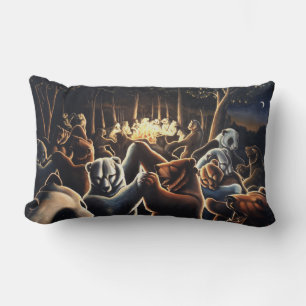 Tanzbär Art Pillow Bären Decke Art Pillow Lendenkissen