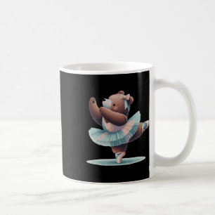 Tanzbär Ballett Schuhe Niedlich Bären Darstellend Kaffeetasse