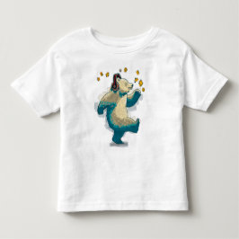 Tanzbär mit Kopfhörern Kleinkind T-shirt