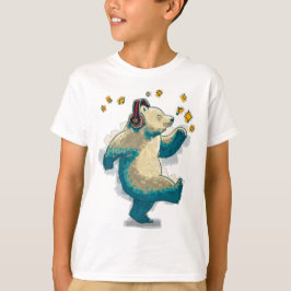 Tanzbär mit Kopfhörern T-Shirt