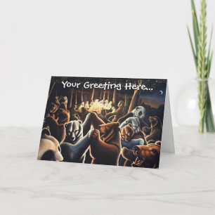 Tanzbären Gruß Kunsteilen Karte