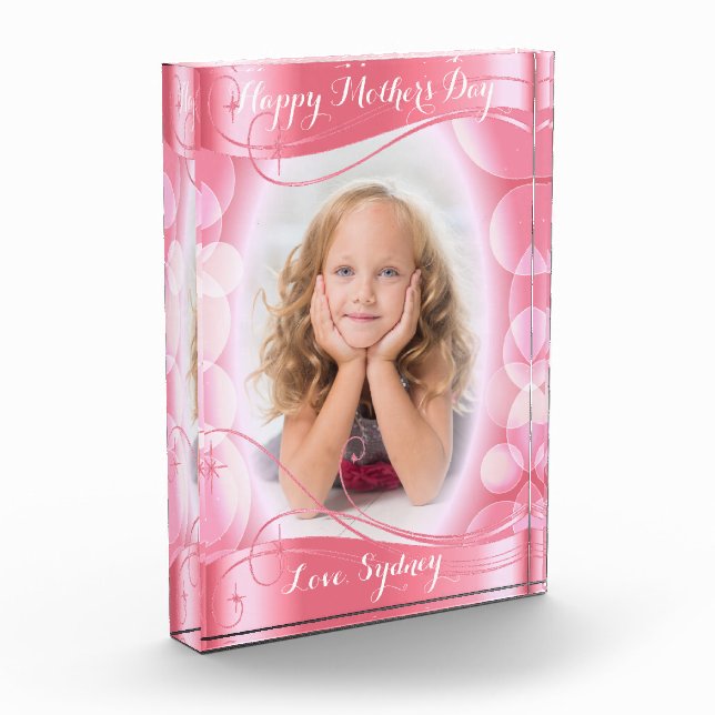 Tanzbild in Hübschem Rosa - DIY-Fotomaterial Fotoblock (Links)