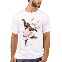 Tanze wie niemand zuschaut Lustiger Ballettbär
