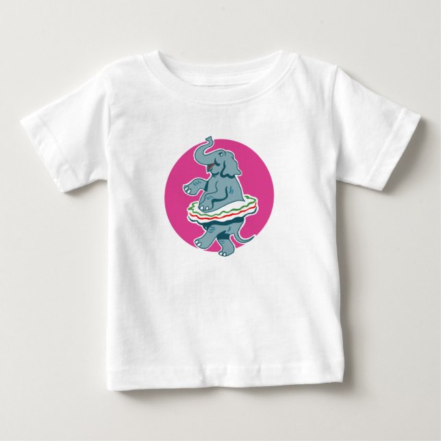 TanzElephant Baby T-shirt (Vorderseite)