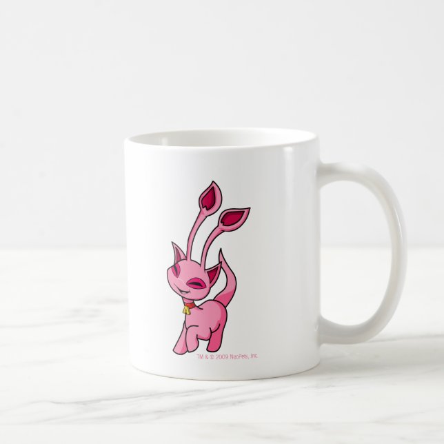 Tänzelndes rosa Aisha Kaffeetasse (Rechts)