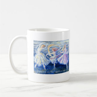 Tanzen auf das Saphir-Meer Kaffeetasse