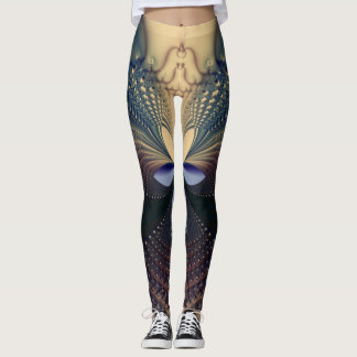 Tanzen auf einem Button Leggings