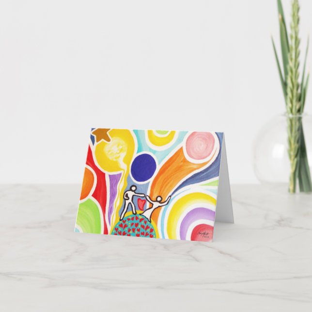 Tanzen auf Moonbeams Karte (Vorderseite)