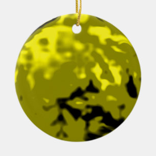Tanzen-Ball-Goldgelb-Transport-MUSEUM Zazzle Keramik Ornament