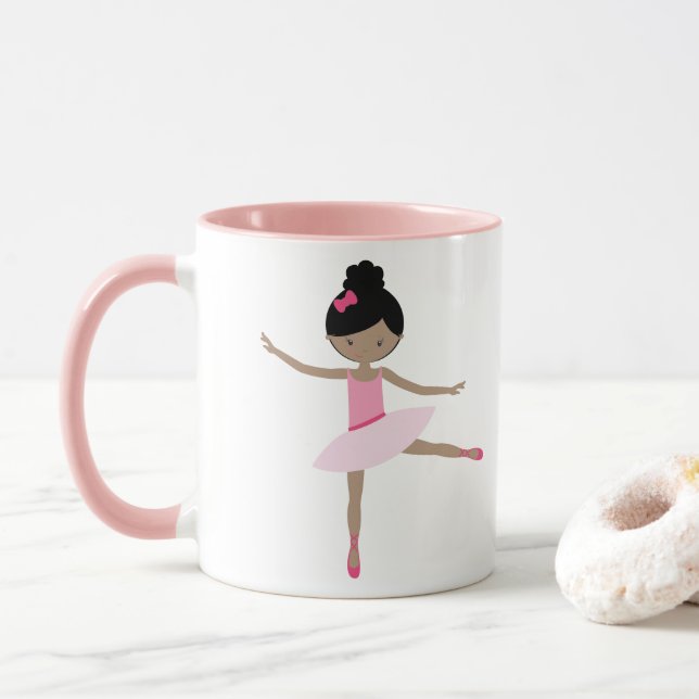 TANZEN-BALLERINA TASSE (Mit Donut)