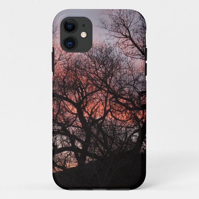 Tanzen-Baum-Skelette am Sonnenuntergang Case-Mate iPhone Hülle (Rückseite)