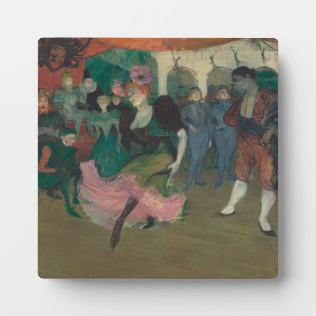 Tanzen des Bolero - Malerei Toulouse-Lautrec Fotoplatte (Vorderseite)