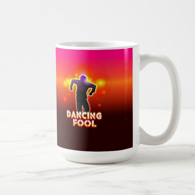 Tanzen-Dummkopf-Tasse Kaffeetasse (Rechts)