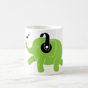 Tanzen-Elefant Kaffeetasse