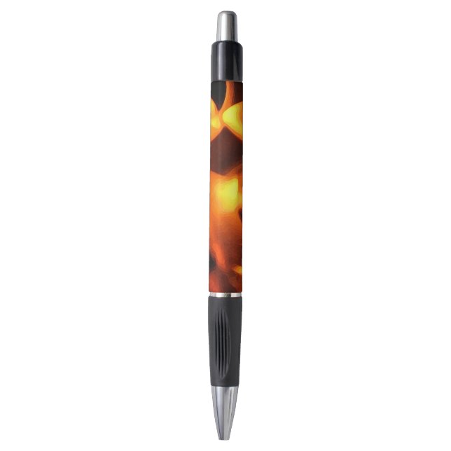Tanzen-Feuer-Gummigriff-Stift Kugelschreiber (Vorderseite Vertikal)