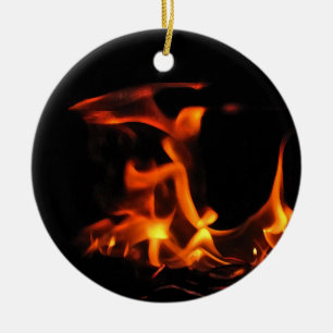 Tanzen-Feuer-Verzierung Keramik Ornament