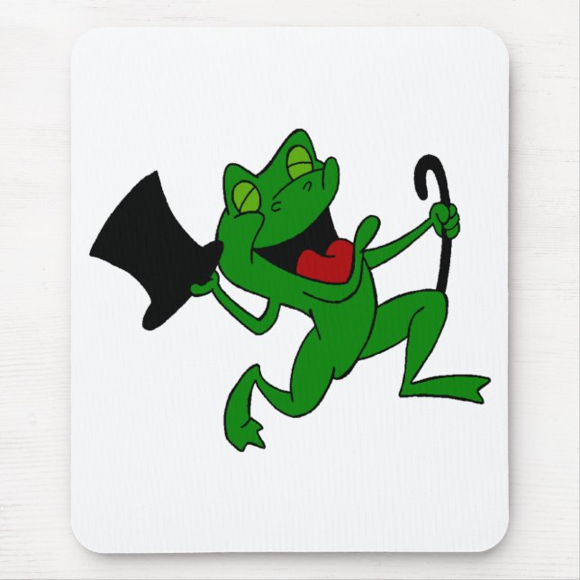 Tanzen-Frosch Mousepad (Vorne)