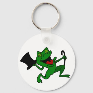 Tanzen-Frosch Schlüsselanhänger