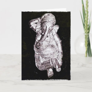 Tanzen Ganesh Vielzweckgruß-Karte Karte