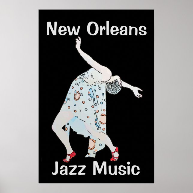 Tanzen im Jazz 2018 New Orleans Poster (Vorne)