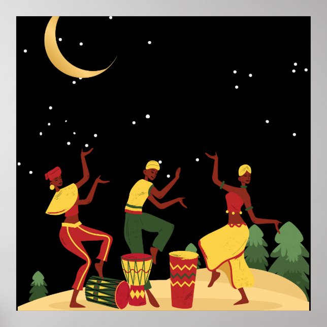 Tanzen im Mondlicht Poster (Vorne)