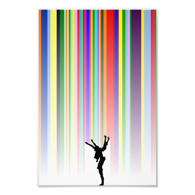 Tanzen im Regen Fotodruck (Vorne)