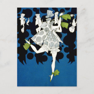 Tanzen in der Nacht Postkarte