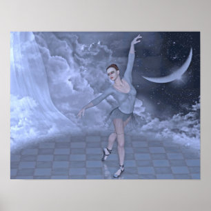 Tanzen in die Wolken Poster
