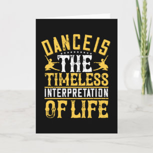 Tanzen ist die zeitlose Interpretation Karte