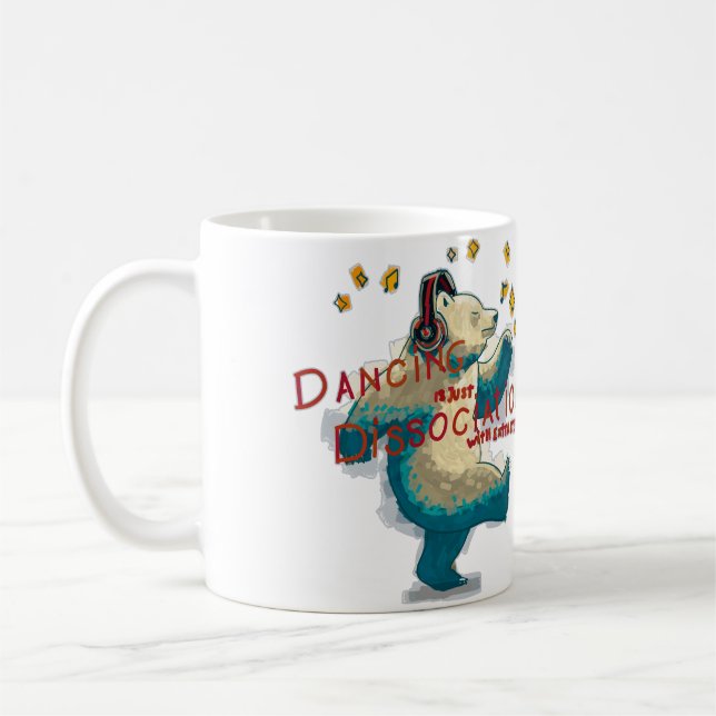 Tanzen ist nur Trennung mit zusätzlichen Schritten Kaffeetasse (Links)