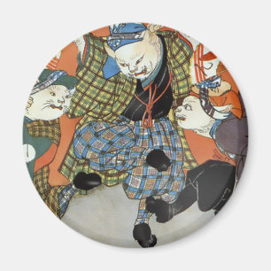 Tanzen-Katzen-Magnet Magnet