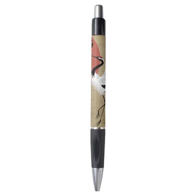 Tanzen-Kran-Stift Kugelschreiber (Vorderseite Vertikal)