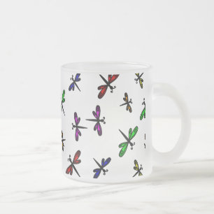 Tanzen-Libellen-Kaffee-Tasse Mattglastasse