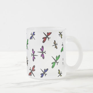 Tanzen-Libellen-Kaffee-Tasse Mattglastasse