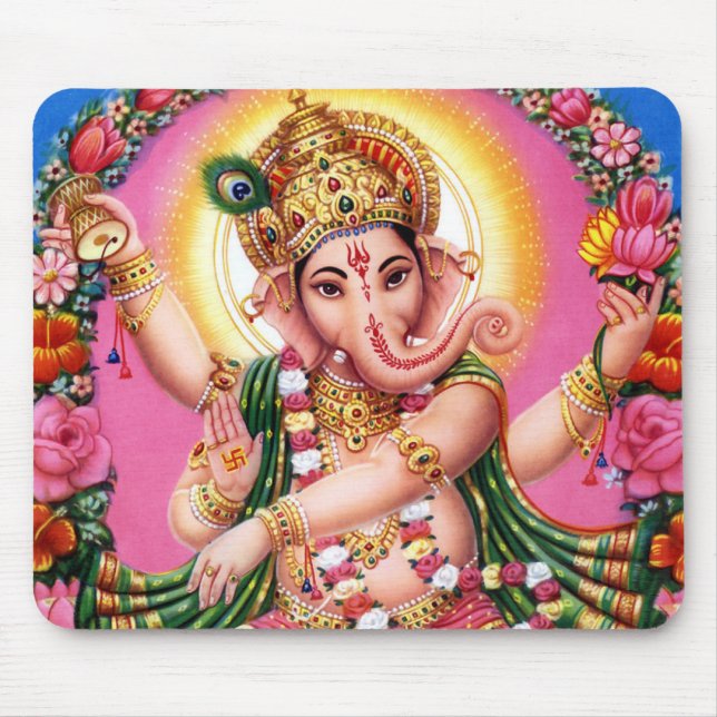 Tanzen-Lord Ganesha Mousepad (Vorne)