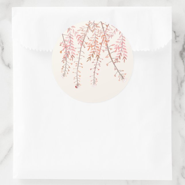 Tanzen mit dem Flüstern des Wind Wedding Sticker (Tasche)